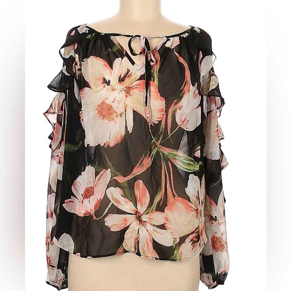 Karen Kane Floral Blouse